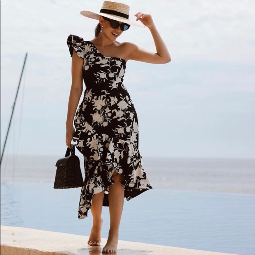 NWT Johanna Ortiz x H&M One-Shoulder Swimsuit - Picture 6 of 15